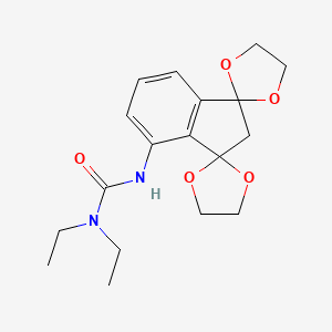 molecular formula C18H24N2O5 B7094038 CID 132389247 