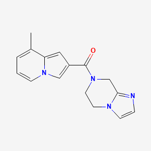 6,8-dihydro-5H-imidazo[1,2-a]pyrazin-7-yl-(8-methylindolizin-2-yl)methanone