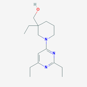 [1-(2,6-Diethylpyrimidin-4-yl)-3-ethylpiperidin-3-yl]methanol