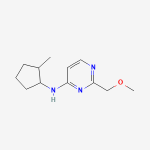 2-(methoxymethyl)-N-(2-methylcyclopentyl)pyrimidin-4-amine