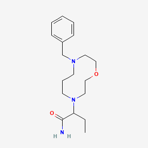 2-(8-Benzyl-1,4,8-oxadiazecan-4-yl)butanamide