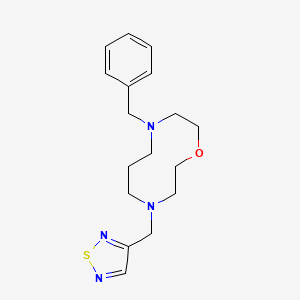 4-Benzyl-8-(1,2,5-thiadiazol-3-ylmethyl)-1,4,8-oxadiazecane