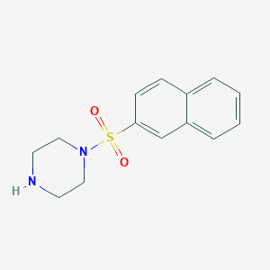 molecular formula C14H16N2O2S B071034 1-(Naphthalene-2-sulfonyl)-piperazine CAS No. 179051-76-4