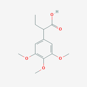 molecular formula C13H18O5 B071038 2-(3,4,5-trimethoxyphenyl)butanoic Acid CAS No. 195202-06-3