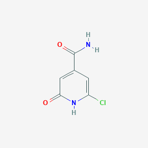 molecular formula C6H5ClN2O2 B071042 6-Chloro-2-oxo-1,2-dihydropyridine-4-carboxamide CAS No. 182483-97-2