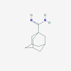 molecular formula C11H18N2 B071045 Adamantane-1-carboxamidine CAS No. 173601-35-9