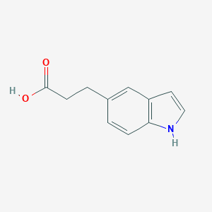 molecular formula C11H11NO2 B071056 3-(1H-吲哚-5-基)丙酸 CAS No. 192717-19-4