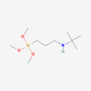molecular formula C10H25NO3Si B071070 叔丁基氨基丙基三甲氧基硅烷 CAS No. 174219-86-4