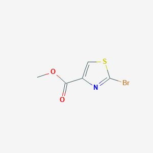 molecular formula C5H4BrNO2S B071075 Methyl 2-bromothiazole-4-carboxylate CAS No. 170235-26-4