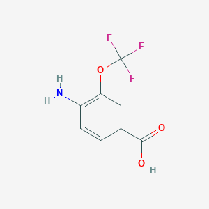 molecular formula C8H6F3NO3 B071083 4-氨基-3-(三氟甲氧基)苯甲酸 CAS No. 175278-22-5