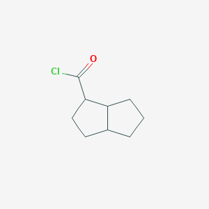 molecular formula C9H13ClO B071084 Octahydropentalene-1-carbonyl chloride CAS No. 174020-37-2