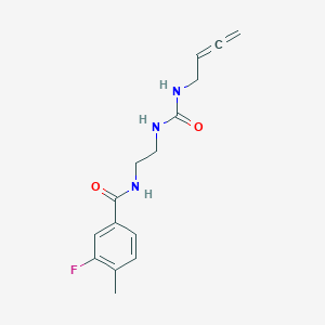 molecular formula C15H18FN3O2 B7109328 CID 132394536 