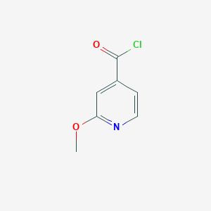 molecular formula C7H6ClNO2 B071095 2-甲氧基吡啶-4-甲酰氯 CAS No. 193538-79-3