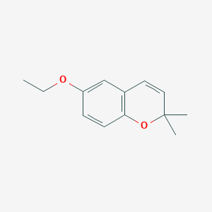 molecular formula C13H16O2 B071096 6-Ethoxy-2,2-dimethyl-2H-chromene CAS No. 180341-24-6