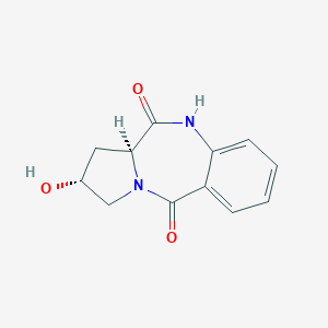 molecular formula C12H12N2O3 B071110 2-Hydroxy-pbd-5,11-dione CAS No. 182823-26-3
