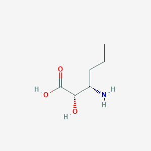 B071136 (2S,3S)-3-Amino-2-hydroxyhexanoic acid CAS No. 160801-76-3