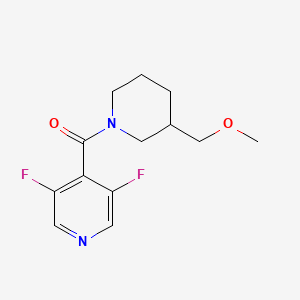 (3,5-Difluoropyridin-4-yl)-[3-(methoxymethyl)piperidin-1-yl]methanone