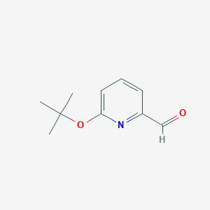 molecular formula C10H13NO2 B071144 6-(叔丁氧基)吡啶-2-甲醛 CAS No. 195044-13-4