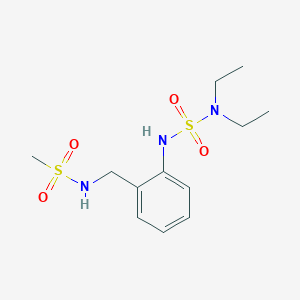 N-[[2-(diethylsulfamoylamino)phenyl]methyl]methanesulfonamide