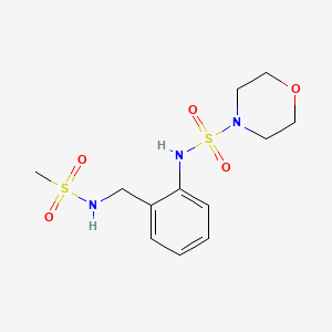 N-[2-(methanesulfonamidomethyl)phenyl]morpholine-4-sulfonamide