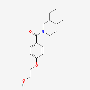 N-ethyl-N-(2-ethylbutyl)-4-(2-hydroxyethoxy)benzamide