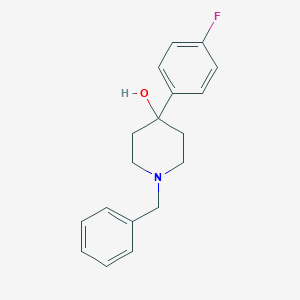 molecular formula C18H20FNO B071163 1-Benzyl-4-(4-fluorophenyl)piperidin-4-ol CAS No. 163631-02-5