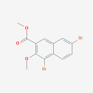 Methyl 4,7-dibromo-3-methoxy-2-naphthoate