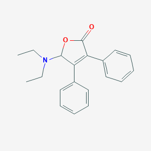 molecular formula C20H21NO2 B071199 2-(Diethylamino)-3,4-diphenyl-2H-furan-5-one CAS No. 193359-63-6