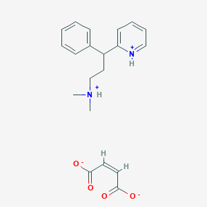 molecular formula C20H24N2O4 B000712 马来酸苯海拉明 CAS No. 132-20-7