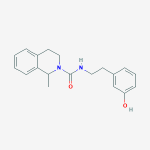 N-[2-(3-hydroxyphenyl)ethyl]-1-methyl-3,4-dihydro-1H-isoquinoline-2-carboxamide