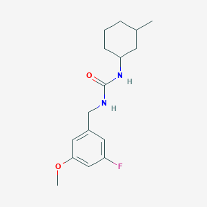 1-[(3-Fluoro-5-methoxyphenyl)methyl]-3-(3-methylcyclohexyl)urea