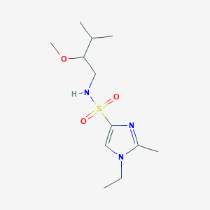 1-ethyl-N-(2-methoxy-3-methylbutyl)-2-methylimidazole-4-sulfonamide