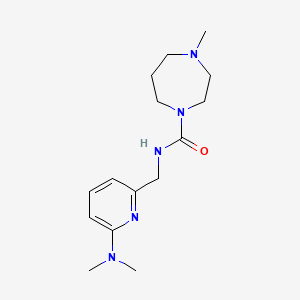 N-[[6-(dimethylamino)pyridin-2-yl]methyl]-4-methyl-1,4-diazepane-1-carboxamide