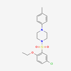 1-(5-Chloro-2-ethoxybenzenesulfonyl)-4-(4-methylphenyl)piperazine