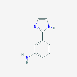 molecular formula C9H9N3 B071251 3-(1H-imidazol-2-yl)aniline CAS No. 161887-05-4