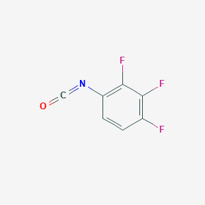 molecular formula C7H2F3NO B071263 2,3,4-三氟苯基异氰酸酯 CAS No. 190774-58-4