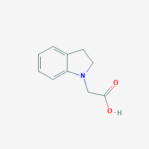 molecular formula C10H11NO2 B071278 2-(吲哚啉-1-基)乙酸 CAS No. 193544-62-6