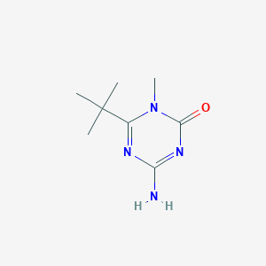 molecular formula C8H14N4O B071287 4-Amino-6-(tert-butyl)-1-methyl-1,2-dihydro-1,3,5-triazin-2-one CAS No. 175204-73-6