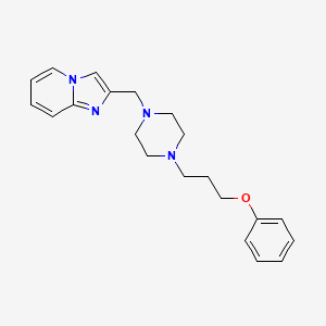 2-[[4-(3-Phenoxypropyl)piperazin-1-yl]methyl]imidazo[1,2-a]pyridine