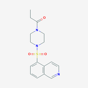 1-(4-Isoquinolin-5-ylsulfonylpiperazin-1-yl)propan-1-one