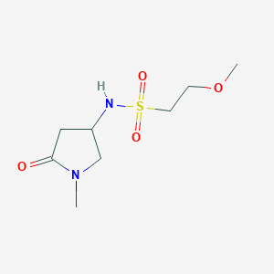 2-methoxy-N-(1-methyl-5-oxopyrrolidin-3-yl)ethanesulfonamide