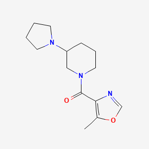 (5-Methyl-1,3-oxazol-4-yl)-(3-pyrrolidin-1-ylpiperidin-1-yl)methanone