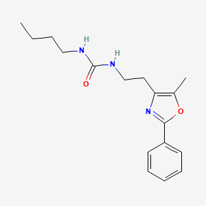 1-Butyl-3-[2-(5-methyl-2-phenyl-1,3-oxazol-4-yl)ethyl]urea