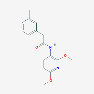 N-(2,6-dimethoxypyridin-3-yl)-2-(3-methylphenyl)acetamide