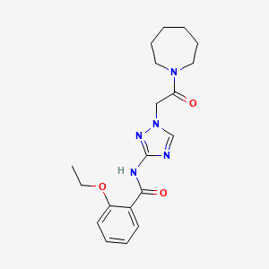 N-[1-[2-(azepan-1-yl)-2-oxoethyl]-1,2,4-triazol-3-yl]-2-ethoxybenzamide