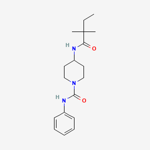 4-(2,2-dimethylbutanoylamino)-N-phenylpiperidine-1-carboxamide