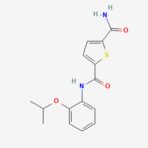 2-N-(2-propan-2-yloxyphenyl)thiophene-2,5-dicarboxamide