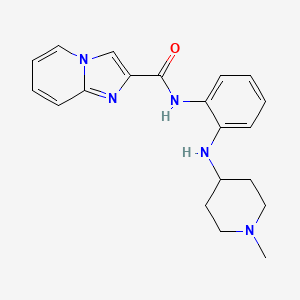 N-[2-[(1-methylpiperidin-4-yl)amino]phenyl]imidazo[1,2-a]pyridine-2-carboxamide