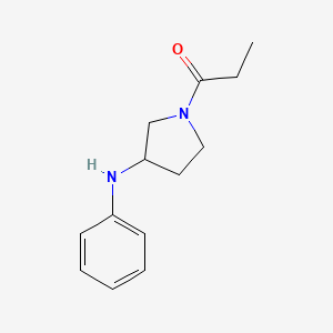 1-(3-Anilinopyrrolidin-1-yl)propan-1-one