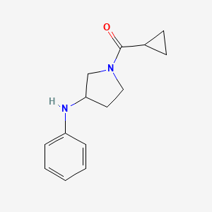 (3-Anilinopyrrolidin-1-yl)-cyclopropylmethanone